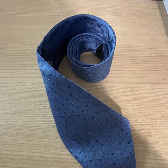 Brooks Brothers 346 Blue Geometric Silk Made In The USA Tie - Picture 2 of 7